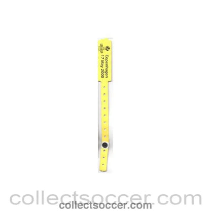 2000 UEFA Cup Final Copenhagen wrist band 17/05/2000 - Collect Soccer