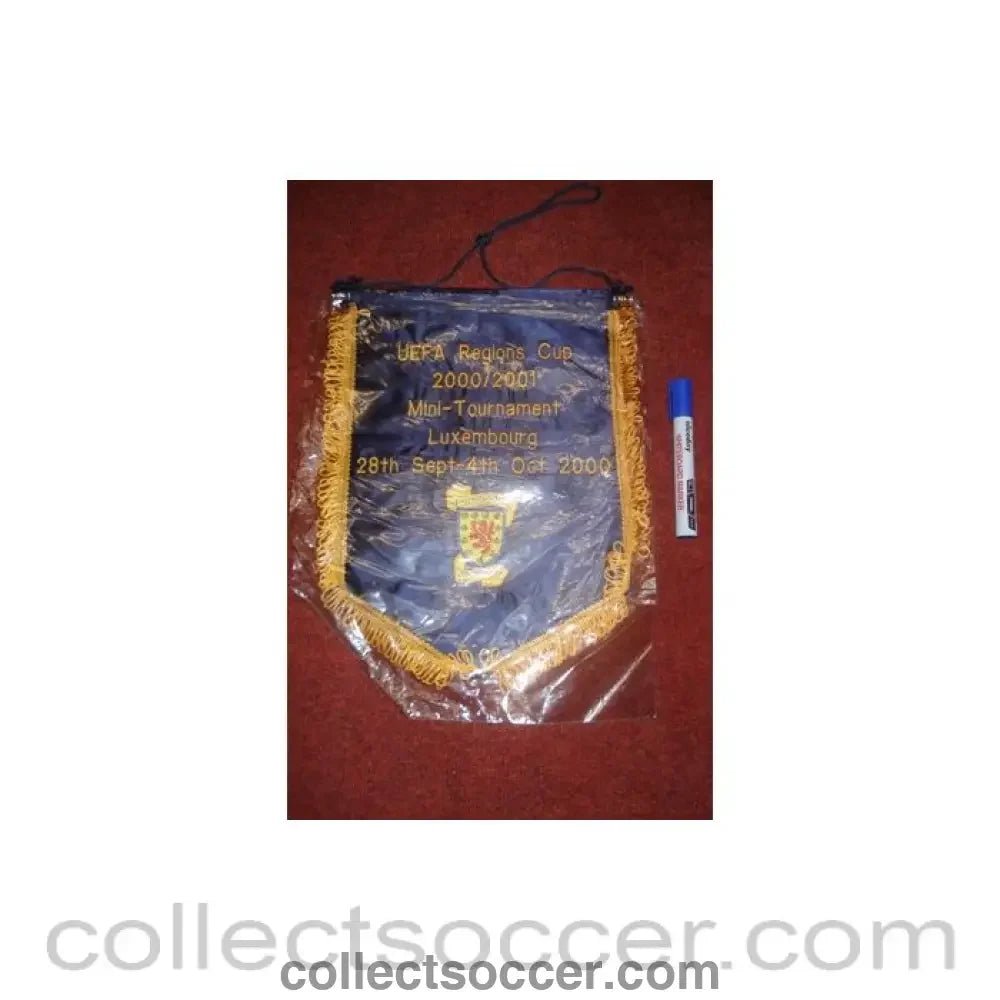 2000 - UEFA Regional Cup 2000-2001 Mini-Tournament Luxembourg pennant from 28/09 to 04/10/2000 - Collect Soccer
