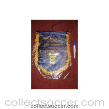 2000 - UEFA Regional Cup 2000-2001 Mini-Tournament Luxembourg pennant from 28/09 to 04/10/2000 - Collect Soccer