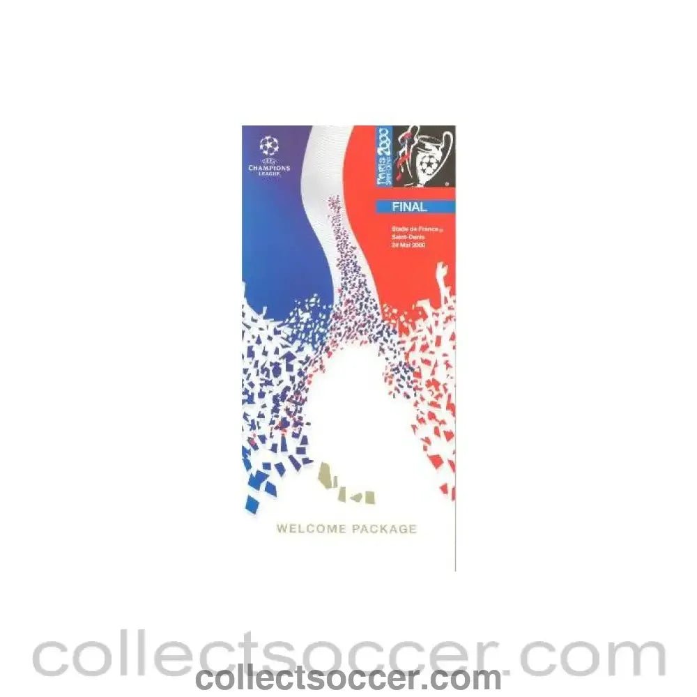 2000 - VIP Welcome Package for the Champions League final match on Stade de France Saint-Denis on 24/05/2000 - Collect Soccer