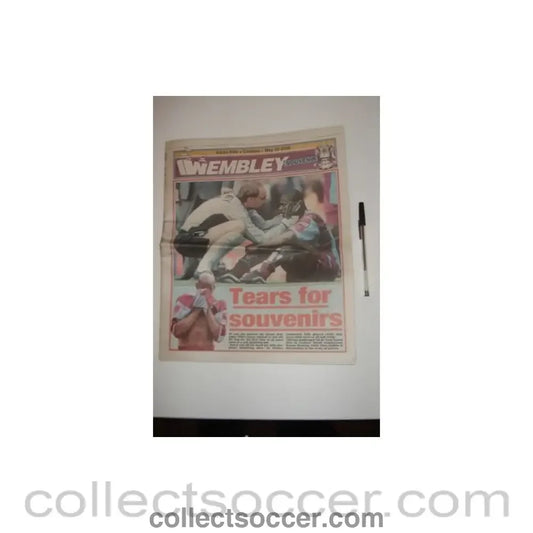 2000 - Wembley newspaper of 20/05/2000 covering 2000 F.A. Cup final Aston Villa v Chelsea