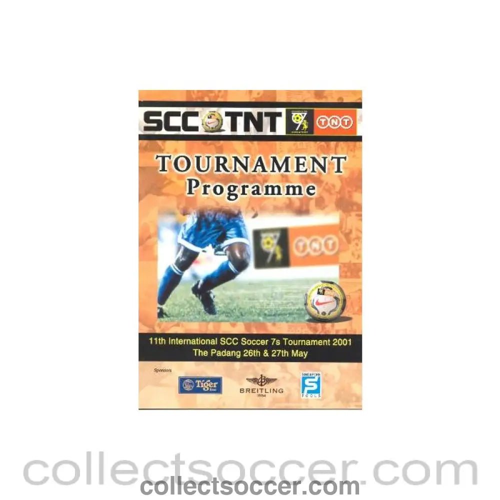 2001 11th International SCC Soccer 7s Tournament Programme 2001 - Collect Soccer