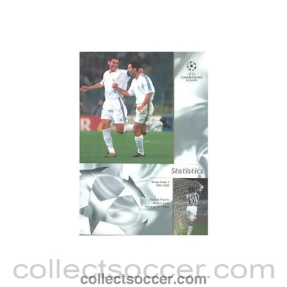 2001-2002 Champions League Statistics Group Stage 2