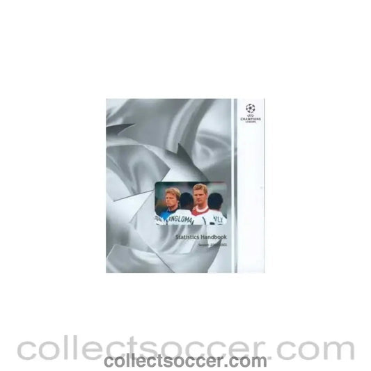 2001-2002 Statistics Handbook Champions League - Collect Soccer