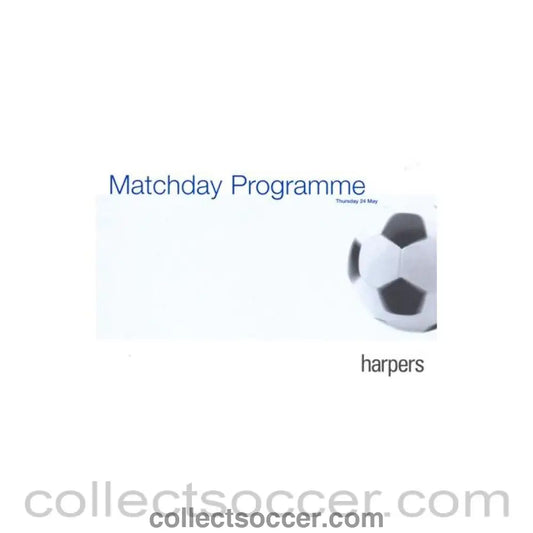 2001 - At Chelsea - Amateur football matches with players from the wine and food industry organized by Harpers official