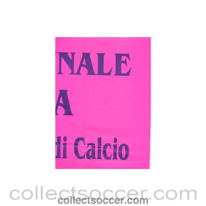 2001 - Cascia v Chelsea in the Italian Calcio large poster in Italian of 15/07/2001 non-programme match