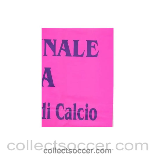 2001 - Cascia v Chelsea in the Italian Calcio large poster in Italian of 15/07/2001 non-programme match