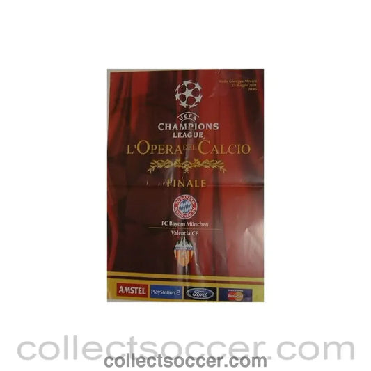 2001 Champions League Final Poster