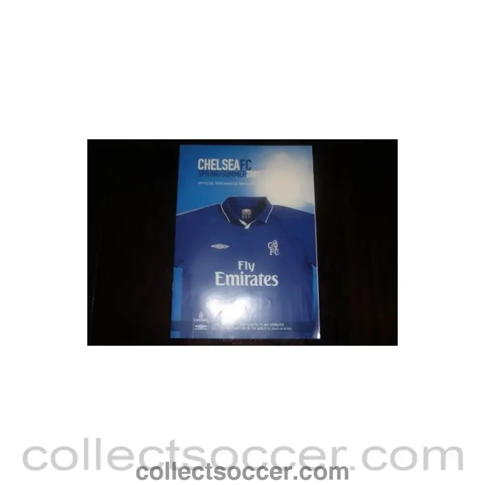 2001 - Chelsea official merchandise brochure Spring/Summer 2001