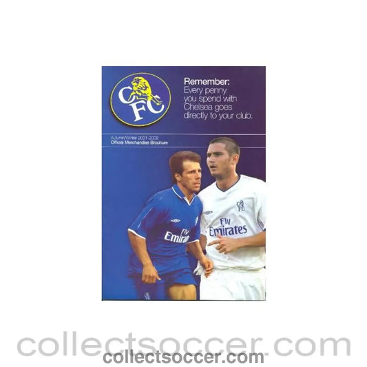 2001 - Chelsea Official Merchandise Catalogue Autumn/Winter 2001-2002