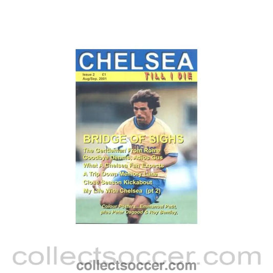 2001 - Chelsea Till I Die fanzine August/September 2001 - Collect Soccer