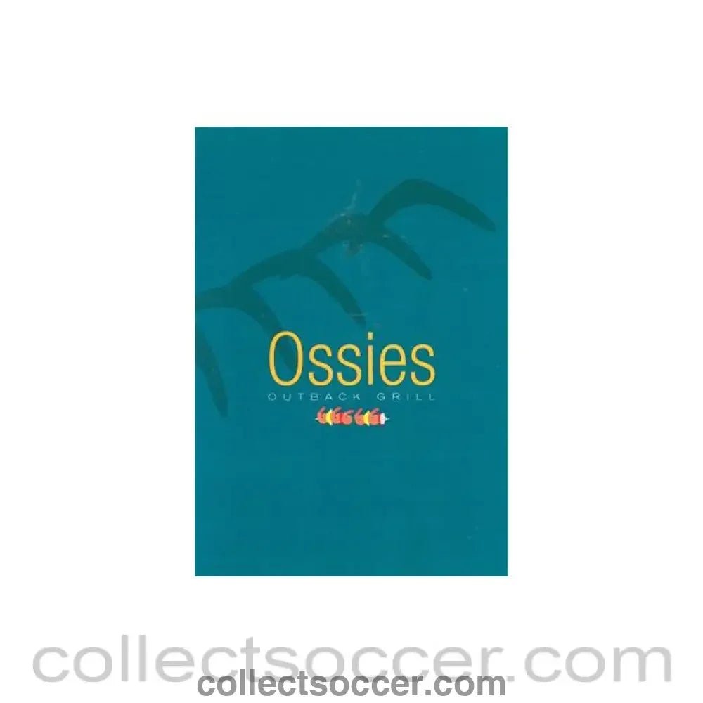 2001 - Chelsea v Blackburn Ossies menu 24/11/2001 Premier League - Collect Soccer