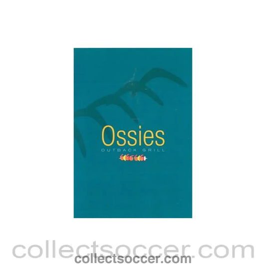 2001 - Chelsea v Blackburn Ossies menu 24/11/2001 Premier League