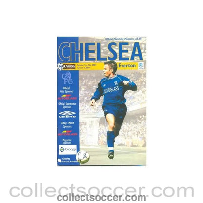 2001 - Chelsea v Everton official programme 05/05/2001 Premier League - Collect Soccer