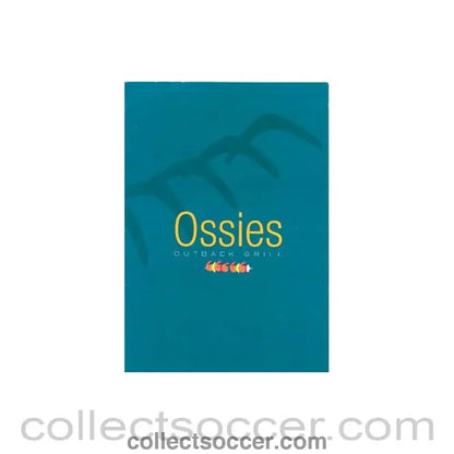 2001 - Chelsea v Ipswich Town Ossies menu in cover 04/11/2001 - Collect Soccer