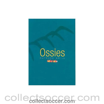 2001 - Chelsea v Middlesbrough Ossies menu 23/09/2001