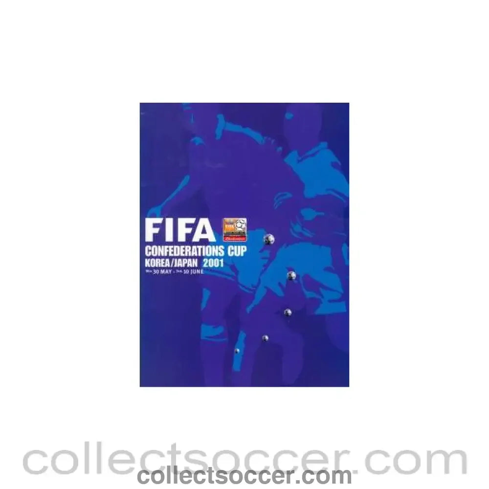 2001 Confederations Cup Tournament Japanese Programme