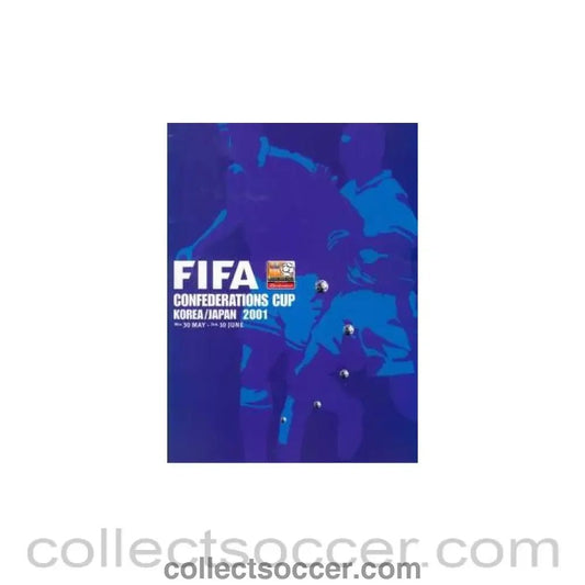 2001 Confederations Cup Tournament Japanese Programme - Collect Soccer