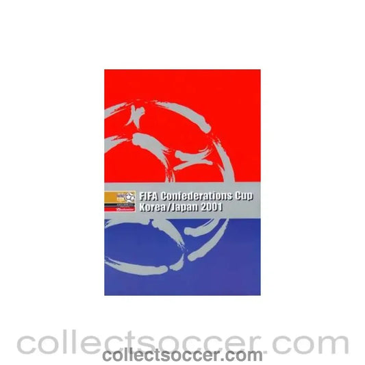 2001 Confederations Cup Tournament Korean Programme - Collect Soccer
