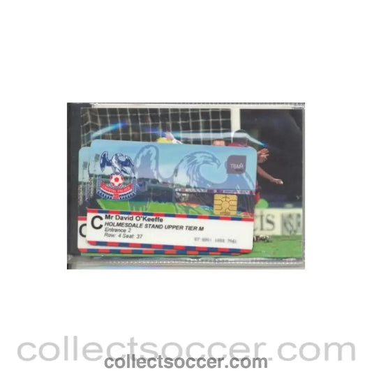 2001 - Crystal Palace season Ticket 2001-2002 includes two team cards