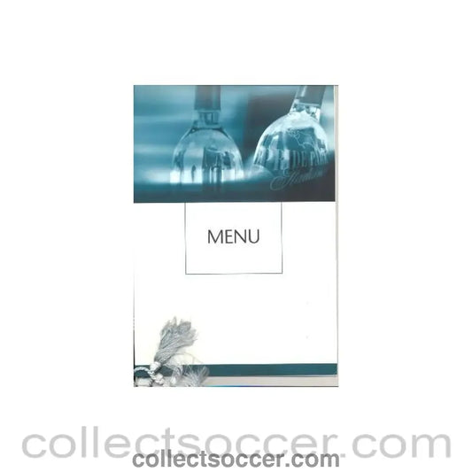 2001 - Derby County v Chelsea menu 07/04/2001