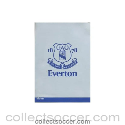 2001 - Everton v Chelsea menu 18/11/2001 - Collect Soccer