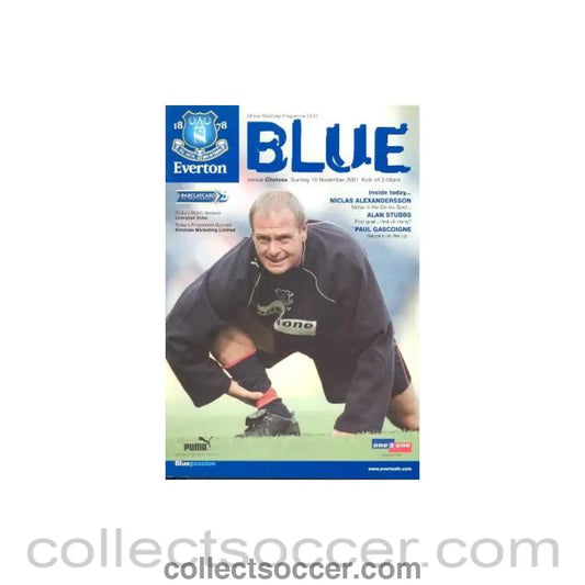2001 - Everton vChelsea official programme 18/11/2001