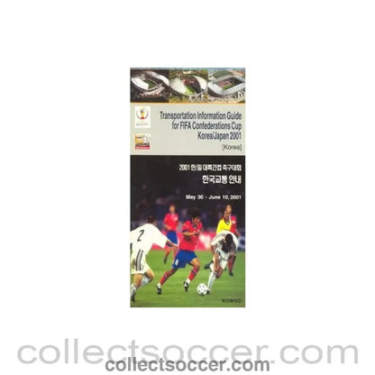 2001 FIFA Confederations Cup Korea Japan Transportation Information Guide - Collect Soccer