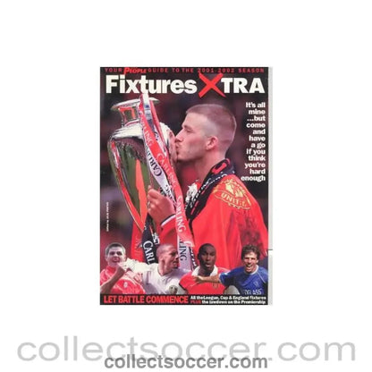 2001 - Fixtures Xtra magazine of Season 2001-2002 - Collect Soccer