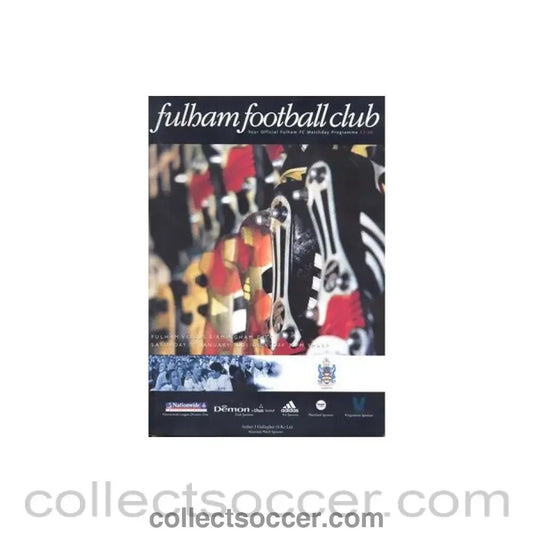 2001 - Fulham v Birmingham City official programme 27/01/2001 Football League - Collect Soccer