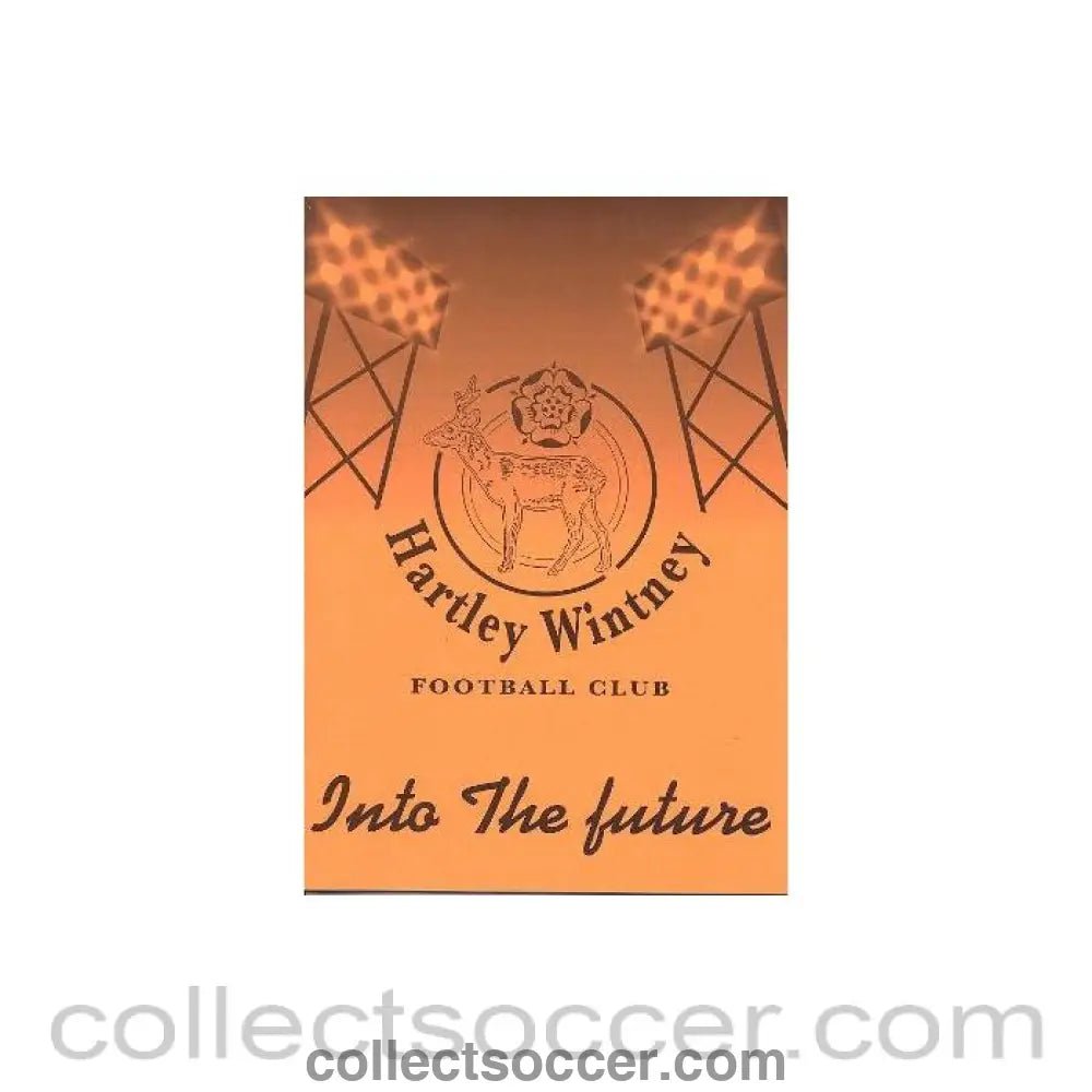 2001 - Hartley Wintney Vets vChelsea Old Boys official programme 07/10/2001 - Collect Soccer