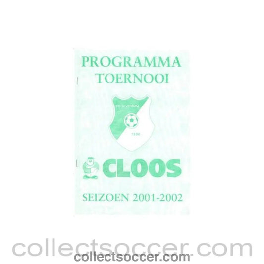 2001 - Hilversum 2001 - 2002 Youth Tournament official programme - Collect Soccer