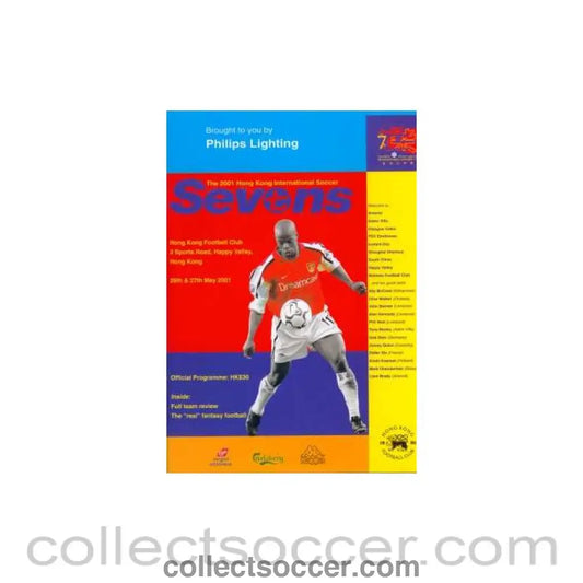 2001 Hong Kong International Sevens Full Programme 2001 - Collect Soccer