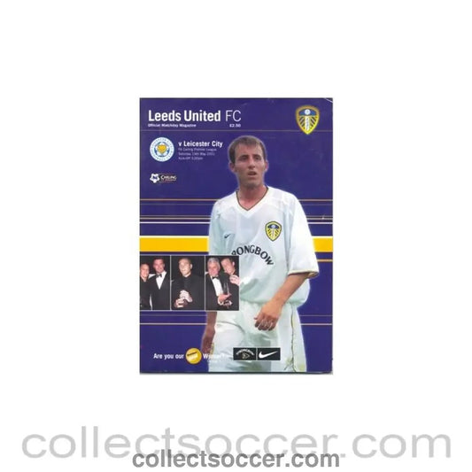2001 - Leeds United v Leicester City official programme 19/05/2001 - Collect Soccer
