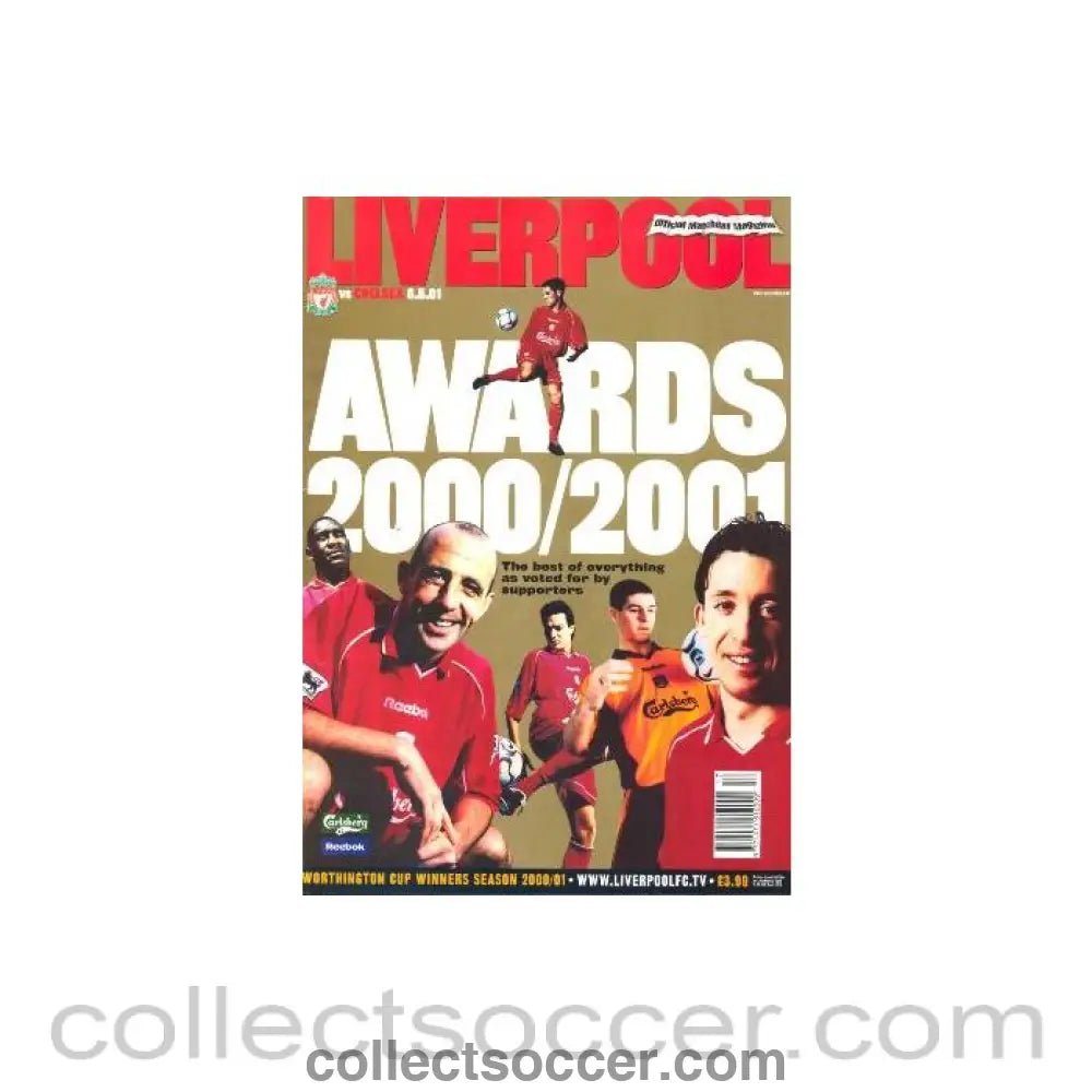 2001 - Liverpool vChelsea official programme 08/05/2001 magazine programme - Collect Soccer