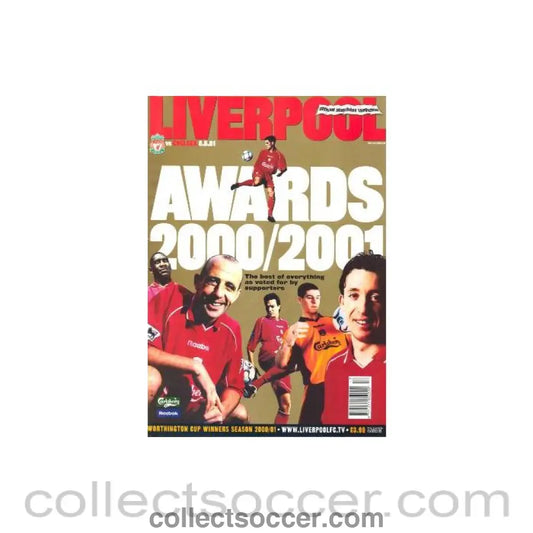 2001 - Liverpool vChelsea official programme 08/05/2001 magazine programme