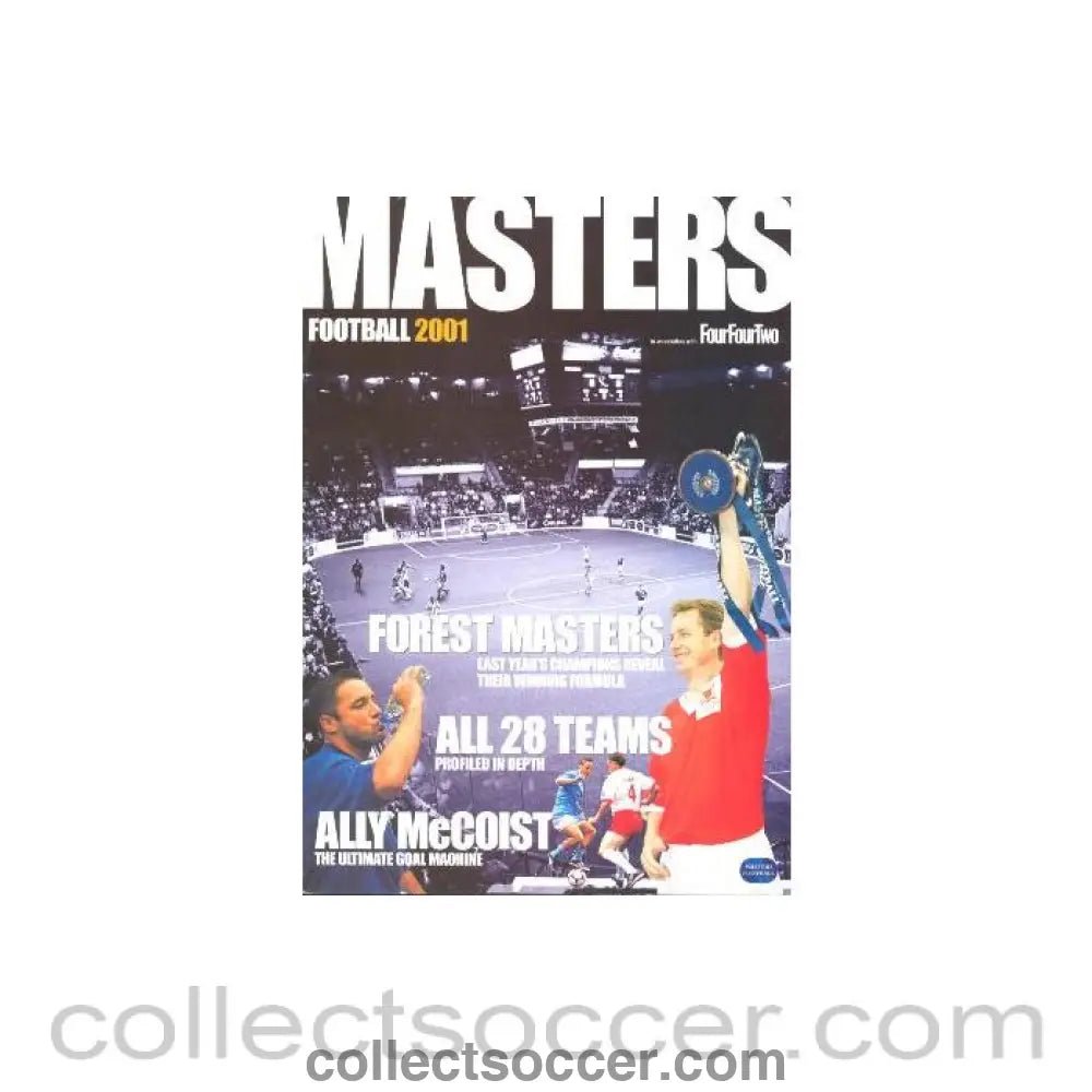 2001 Masters Official Programme - Collect Soccer
