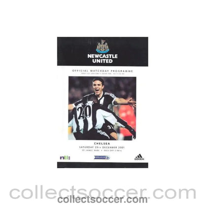 2001 - Newcastle United vChelsea official programme 29/12/2001