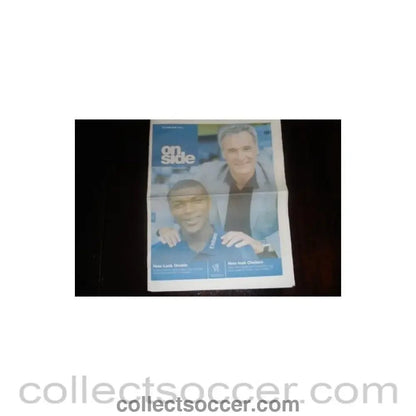 2001 - On Side - The Official Newspaper Of Chelsea Football Club No:208 of September 2001 - Collect Soccer