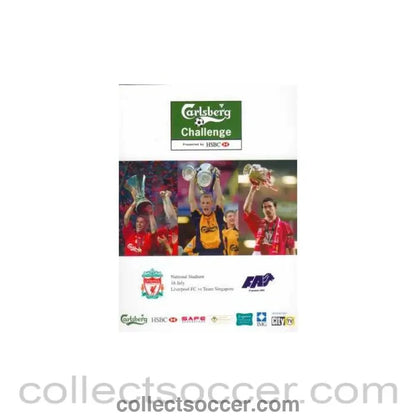 2001 - Singapore V Liverpool Press Pack 2001 - Collect Soccer