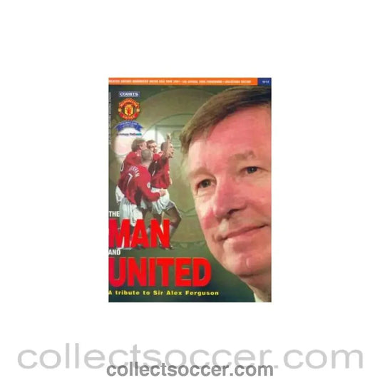 2001 - Singapore V Manchester United Programme 24/07/2001 - Collect Soccer
