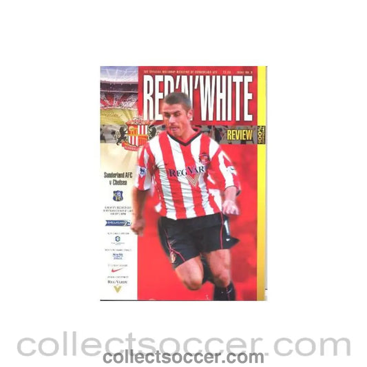 2001 - Sunderland vChelsea official programme 09/12/2001