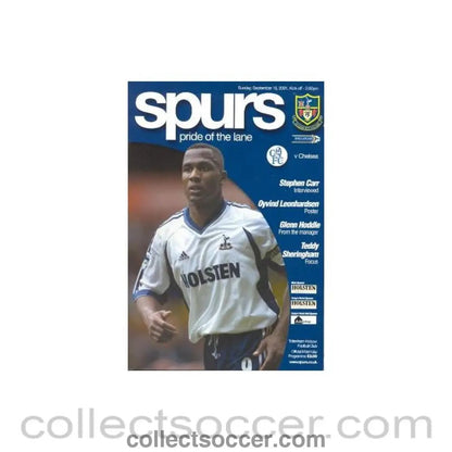 2001 - Tottenham Hotspur vChelsea official programme 16/09/2001 - Collect Soccer