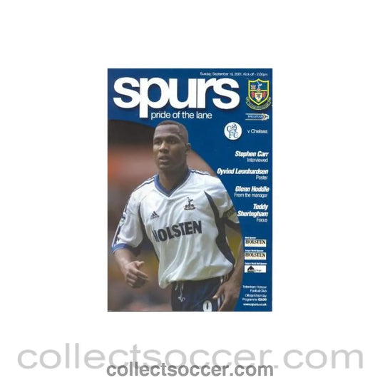 2001 - Tottenham Hotspur vChelsea official programme 16/09/2001