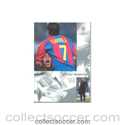 2002-2003 Champions League Official Magazine Quarter and Semi-Finals - Collect Soccer