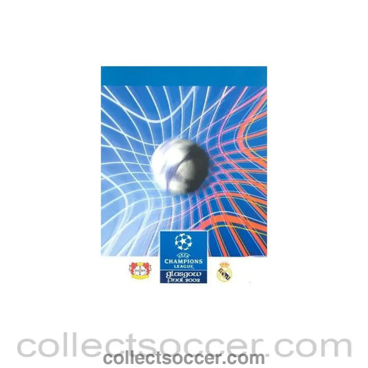 2002 - Bayern Leverkusen v Real Madrid menu 15/05/2002 Champions League Final in Glasgow