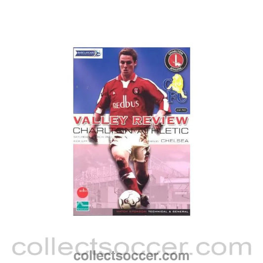 2002 - Charlton Athletic vChelsea official programme 02/03/2002 - Collect Soccer