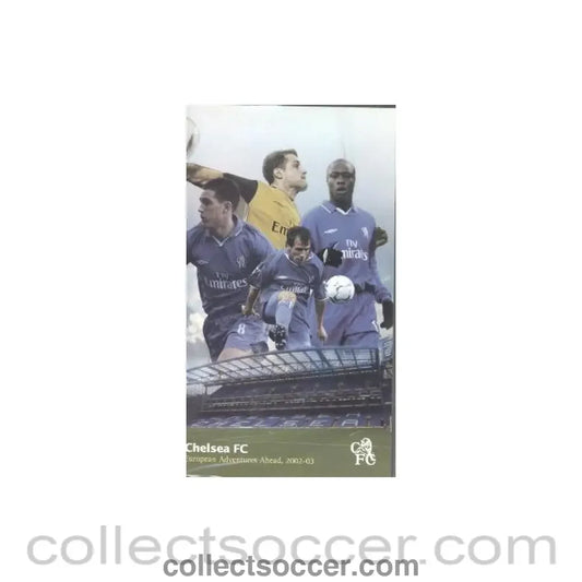 2002 - Chelsea European Adventures Ahead 2002-2003 Video Tape Cassette