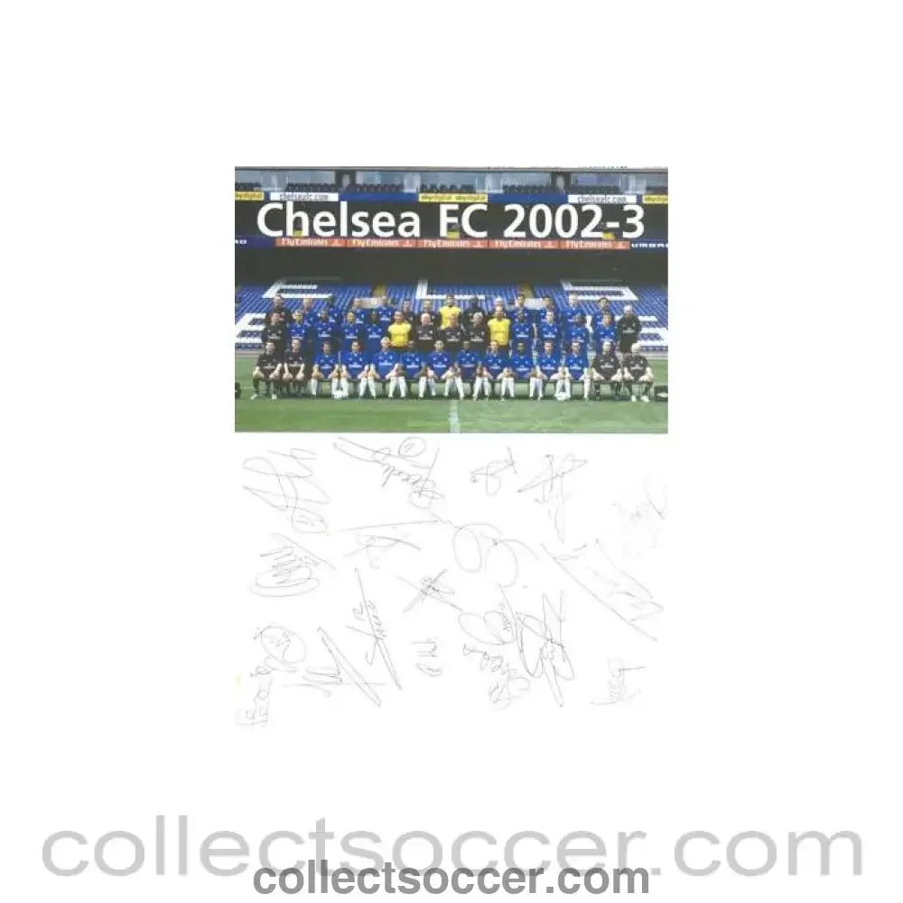 2002 - Chelsea FC 2002-2003 card - Collect Soccer
