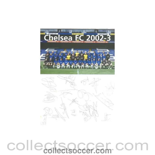 2002 - Chelsea FC 2002-2003 card
